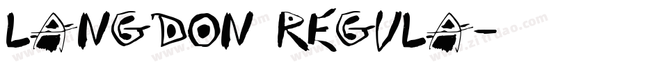 LANGDON Regula字体转换